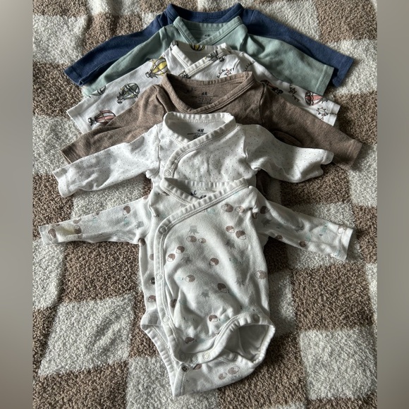 Long Sleeve Wrap over bodysuits - Picture 2 of 5